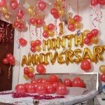 1st Month Anniversary Decor