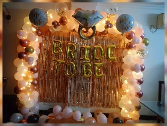 Bride To Be Backdrop Decoration