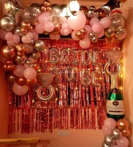 Bride To Be Surprise Backdrop Decor