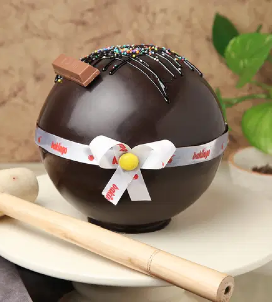 Ferrero Rocher Pinata Cake