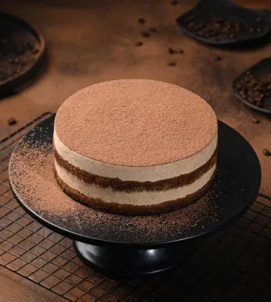 Eggless Tiramisu Cake
