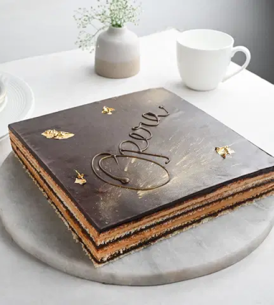 French La Opera Coffee Choco Cake