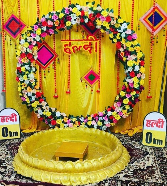 Haldi Decoration