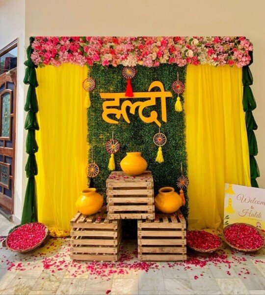 Haldi Decoration