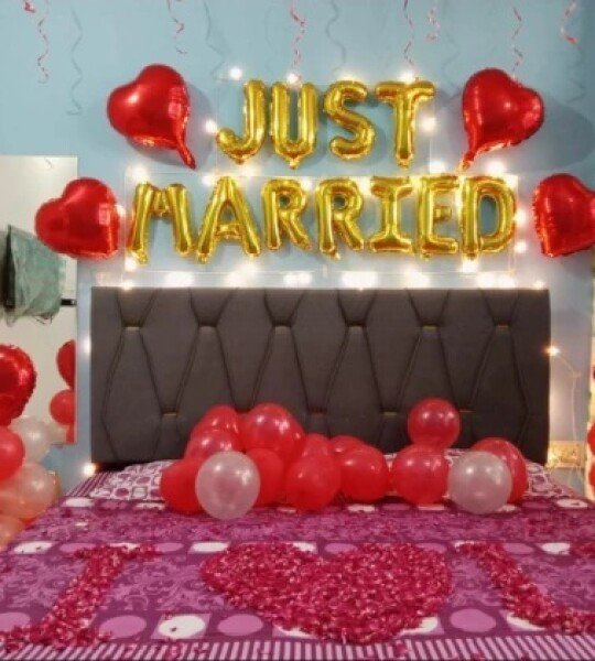 Just Married Love Decorations