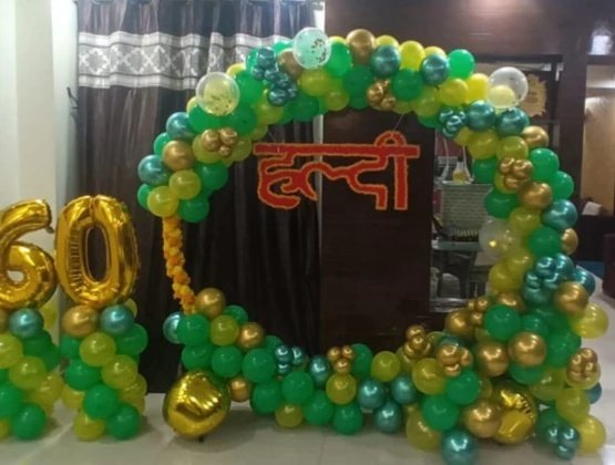 Haldi Ring Decoration For Surprise
